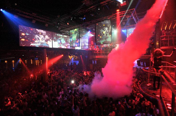 Electronic music dance parties